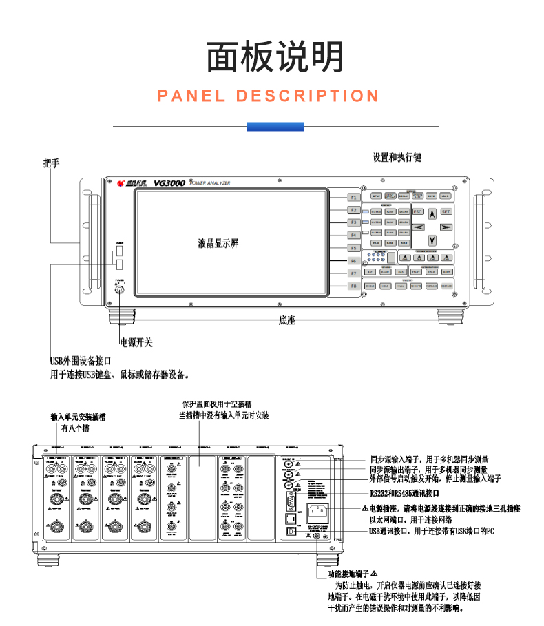 威格新品-多通道，多功能、高精度功率分析儀VG3000系列 廠家直銷 質(zhì)量保障插圖29